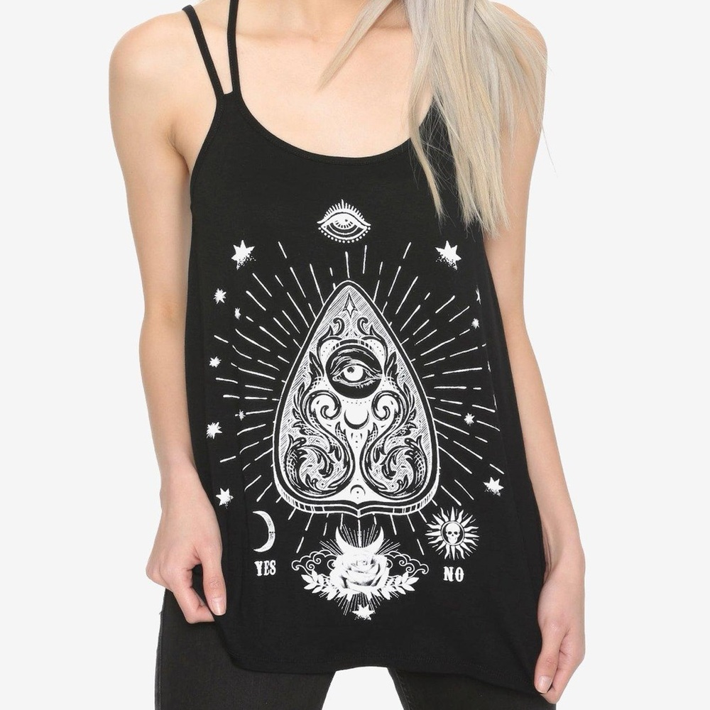 Hot Topic witchy planchette tank top